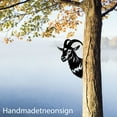 thumbnail image 5 of Handmadetneonsign Goat On Branch Metal Tree Stake, Peeking Animal Garden Tree Stake, Goat Metal Tree 68740, 5 of 5