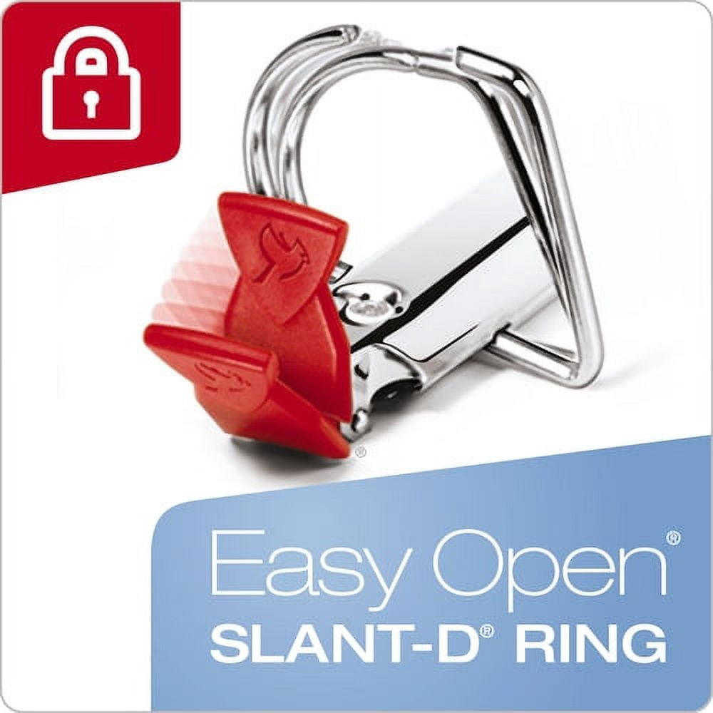 TOPS FreeStand Easy Open Slant-D Ring Binder 1" Binder Capacity - Letter - 8 1/2" x 11" Sheet Size - 225 Sheet Capacity - 1 1/2" Spine Width - 3 x D-Ring Fastener(s) - Polypropylene - White - 1.15 lb