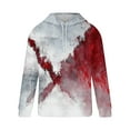 thumbnail image 2 of Sudadera con capucha para hombre, diseño de Día de Todos los Santos, con bolsillos, manga larga, sudadera con capucha, sudadera con capucha, blusa de poliéster para hombre, 2 of 5