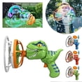 thumbnail image 1 of Bubble in Bubble Magic Bubble Gun Dinosaur Bubble Blower Toy Bubble Machine for Kids Party Favors Birthday Gift for Boys and Girls 3-9 Years Old, 1 of 5