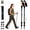 Black, variant on Outsura Aluminum Hiking Sticks Collapsible Trekking Poles Pair of 2