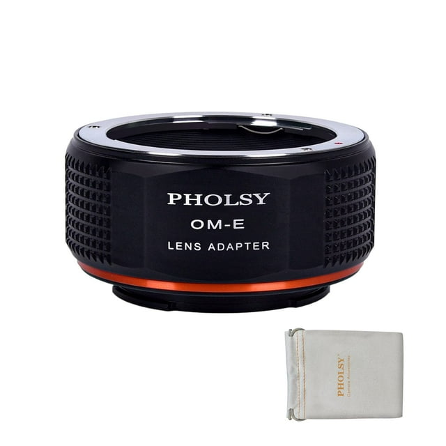 Adaptador de montura de objetivo PHOLSY para Olympus Zuiko OM a Sony E