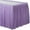 Lavender, variant on ELEGANI 21' X 29" Plastic Table Skirt | Durable, Reusable, and Easy to Care For | for Indoors and Outdoors- LAVENDER