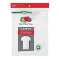 thumbnail image 4 of Playera Fruit of the Loom para Niño, Algodón Sustentable, Blanco, 3 Piezas, Talla CH, 4 of 4