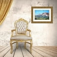 thumbnail image 3 of Villa, Mlli 18x13 Gold Ornate Wood Framed with Double Matting Museum Art Print Titled - Mountain In The Distance, 3 of 4