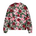 thumbnail image 5 of DISNIMO Rose Printed Jackets for Women Trendy Sweatshirts Long Sleeve Outwear Zip Up Jackets with Pockets, 2XL, 5 of 7