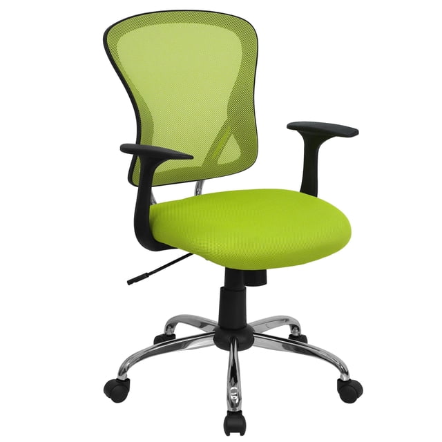 Scranton & Co Chaise de Bureau en Maille à Dossier Mi-Haut, Vert