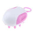 thumbnail image 2 of Cepillo de champú de silicona Zulema masajeador de cabello Rosado Unisex Shampoo Brush, 2 of 8