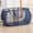 Blue, variant on Foldable Laundry Basket with Paired Compartments, Compressible Mesh Hamper for Dorm Dwelling Travel, Portable Garments Sorter with Reinforced Handles