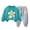 Sky Blue, variant on Toddler Baby Girls Sunflower Clothes Set Long Sleeve Top and Pants 2pcs Outfits Fall Clothes 1-10 Years
