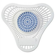 Hospeco Chloroscent Urinal Screen - Clog Remover - Lasts Up To 60 Day - 12 / Carton - Blue, White (01664)