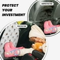 thumbnail image 4 of Kdxio Bbaseball Dog Print 2 Pack Car Kick Mat Seat Cover Back Protector Mat with Pockets for Organizer Backseat Protector and Storage Anti Kick Pad for Vehicles, 4 of 9