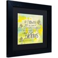 thumbnail image 2 of Trademark Fine Art "Blooms Quote" Canvas Art by Elizabeth Caldwell, Black Matte, Black Frame, 2 of 4