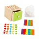 thumbnail image 4 of Clay de forma de color Toy Educational Educational Hands On Habilidad Forma Combatado de aprendizaje temprano Reconocimiento de color para 3 4 5 años Estilo C, 4 of 9