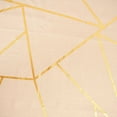 thumbnail image 6 of BalsaCircle 90" x 156" Beige Gold Metallic Geometric Design Polyester Rectangle Tablecloth, 6 of 8
