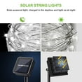 thumbnail image 2 of EIMELI Christmas Decor LED Solar String Lights Waterproof Copper Wire Lamp 8 Mode Decorative Light, 2 of 9