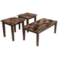 thumbnail image 1 of Ashley Furniture Theo 3 Piece Occasional Table Set in Warm Brown, 1 of 5
