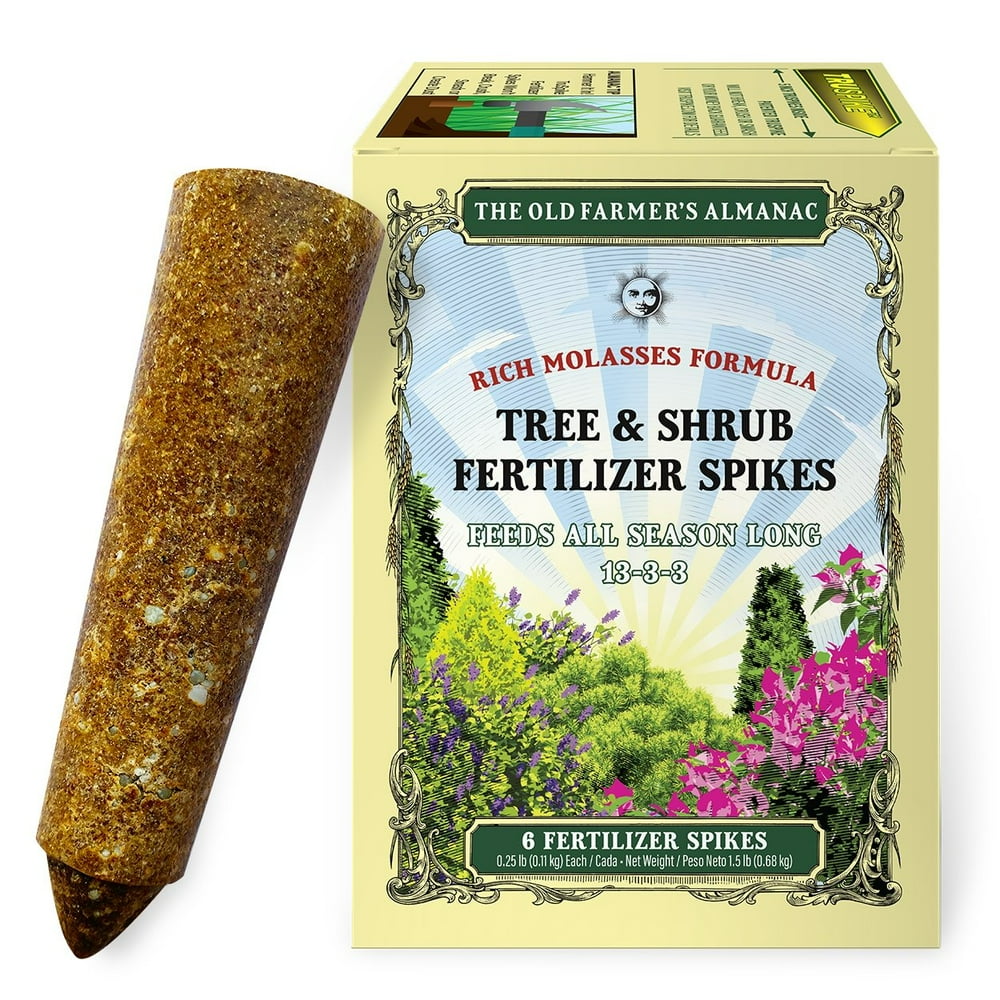 The Old Farmer's Almanac Tree & Shrub Fertilizer Plant Food Spikes