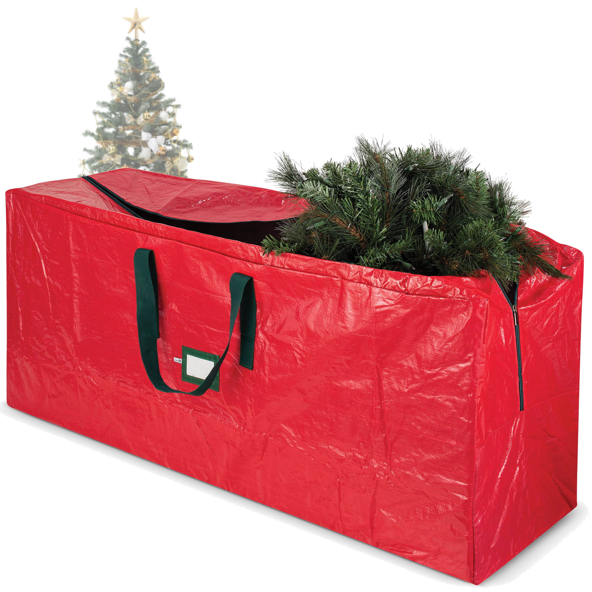 Red BenefitUSA Heavy Duty Large Artificial Christmas Tree Storage Bag for Clean Up Holiday Up to 8