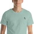 thumbnail image 6 of Classic Unisex T-Shirt with Small Embroidered Surfer Design - Premium Cotton, 6 of 10