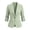 Blazers for women Green, variant on Blazers for Women Plus Size Solid-Color 3/4-Sleeve Lapel Button-Up Pocket Business Casual Blazer Blue XXL