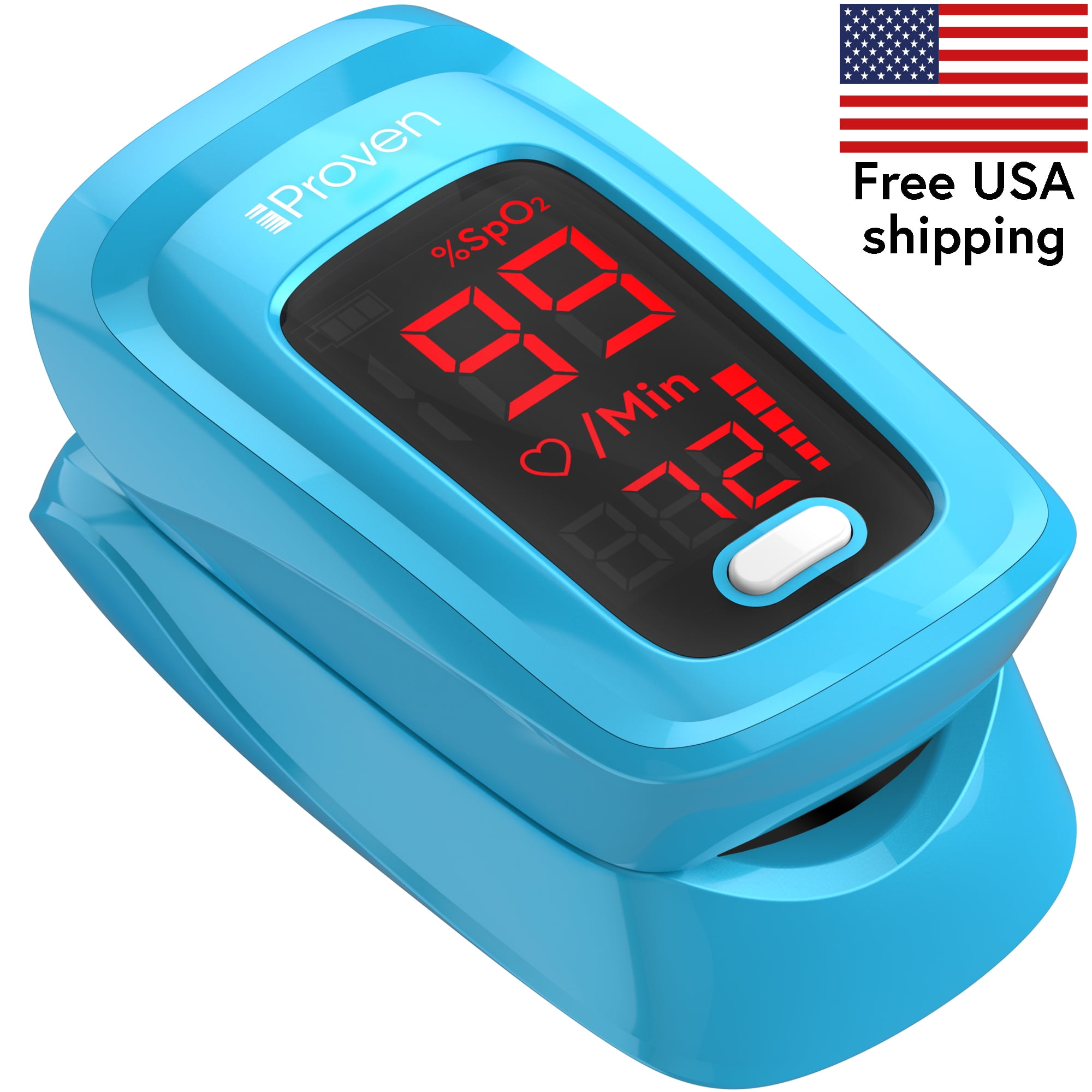 Finger Pulse Oximeter Heart Rate Health Monitor Blood Oxygen Sensor