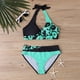 thumbnail image 3 of MKLEKYY Trajes De Baño Mujer Curvy Women'S Print High Waisted Tankini Two Tankini Set Swimsuit, 3 of 5