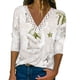 thumbnail image 2 of Pntutb Casual Mujer Cuello en V Verano Sexy Gradiente Estampado Regular Mujer Manga larga top Pntutb Pntutb-7496, 2 of 5