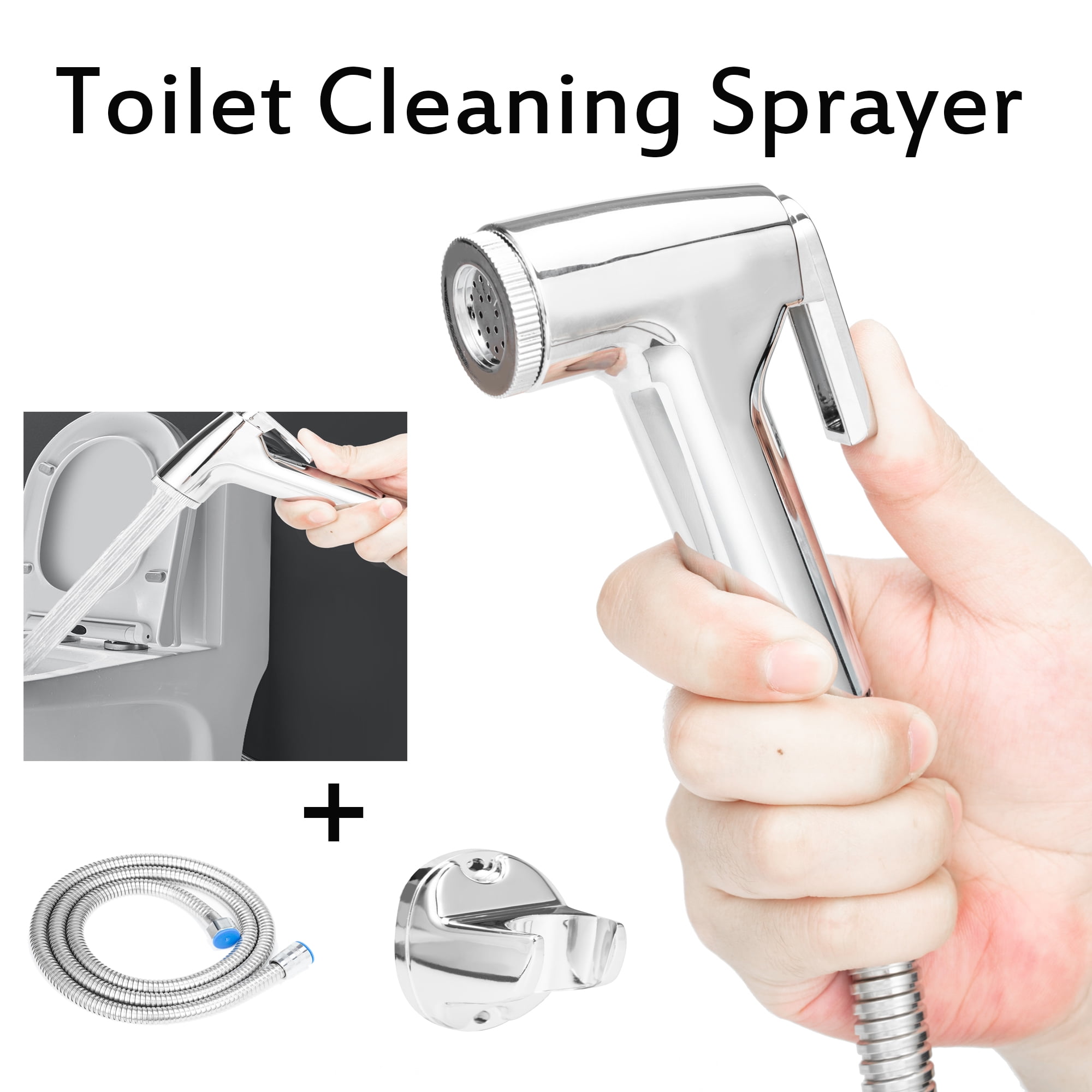 Hand Held Bidet Shower Head Suit Wash Toilet Shower Bathroom Spray Jet
