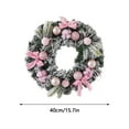 thumbnail image 2 of Creative Door Wreath Christmas Decorations for Festive Atmosphere, Shopping Mall Scenes, Window Hangings, Door Walls, Christmas Wreaths, 2 of 8