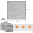 thumbnail image 2 of Silver Mesh Dish Cloths Wire Dish Washing Rags Magic Cleaning Cloths Stainless Steel Metal Cloth for Dishes Sinks Counters Stove Tops Easy Rinsing 7.87x7.87 Inch 20 Pack, 2 of 8