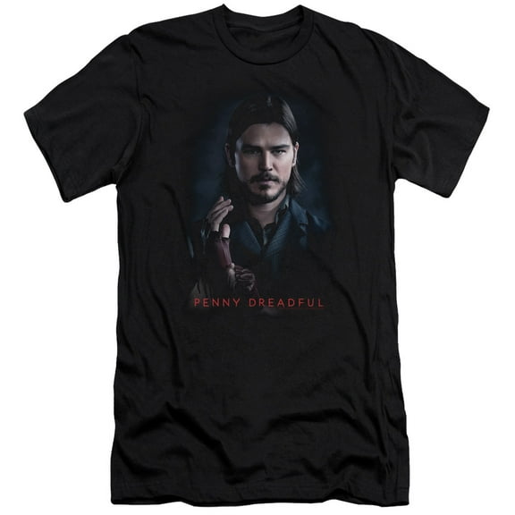 Penny Dreadful Ethan Premium Adult Slim Fit 30/1 T-Shirt Black