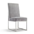 thumbnail image 6 of Manhattan Comfort Element 18.9" Velvet Dining Chair in Gray (Set of 6), 6 of 10