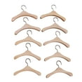 thumbnail image 4 of Detachable 1/6 Doll Wooden Clothes Hanging Shelf Rack & Metal Hook Clothes, 4 of 8