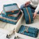 thumbnail image 2 of 7 Pieces Set Travel Organizer Storage Bags Suitcase Portable Luggage Organizer Clothes Shoe Tidy Pou, 2 of 5