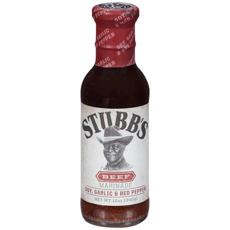 (2 Pack) Stubb's Soy, Garlic & Red Pepper Beef Marinade, 12 (Best Beef Marinade In The World)
