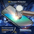 thumbnail image 4 of [2+2] 2 Packs for Google Pixel 10 Privacy Tempered Glass Screen Protector with 2 Pack Camera Lens Protector, Support Fingerprint Unclock, 9H Hardness, 4 of 7