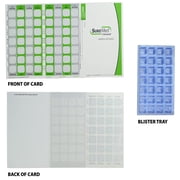 Pill Thing Weekly XL Cold Seal Pharmacy Blister Tray Organizer for 4X a Day Pills, 100 Pack