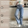 thumbnail image 6 of Modern Abstract Kitchen Rugs 2 Pieces Blue Grey Kitchen Mat Cushioned Anti Fatigue Mats for Kitchen Floor Non Slip Waterproof Kitchen Floor Mat Memory Foam Mat for Kitchen,Front of Sink,Laundry, 6 of 6