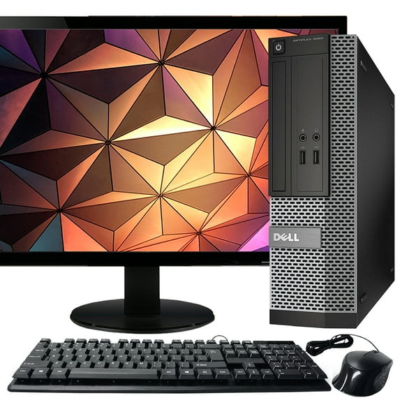 Restored Dell Optiplex 3020 SFF Computer Intel Core I5-4570 8GB DDR3 500GB WiFi USB 3.0 Displayport Windows 10 Home includes 22" LCD Monitor (Refurbished)