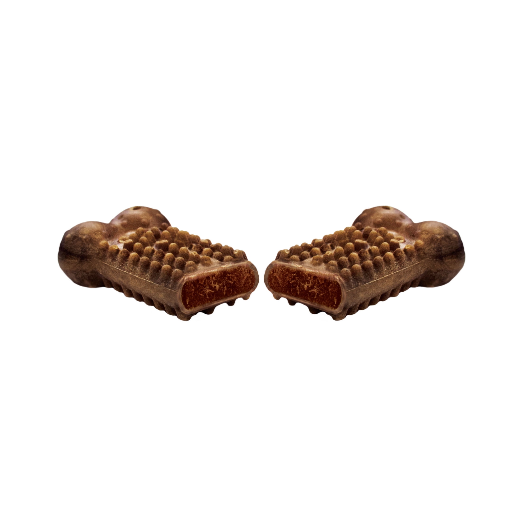 Nylabone Nubz Meaty Center Dog Treats for Large Dogs, Beef Flavor Dog Bones, Large - 30+ lbs., 2 Count