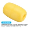 thumbnail image 4 of Uxcell 4.33" x 2.76" Rope Float Buoy, 6 Pcs 270g Water Floats Rope Float Buoy, Yellow, 4 of 5