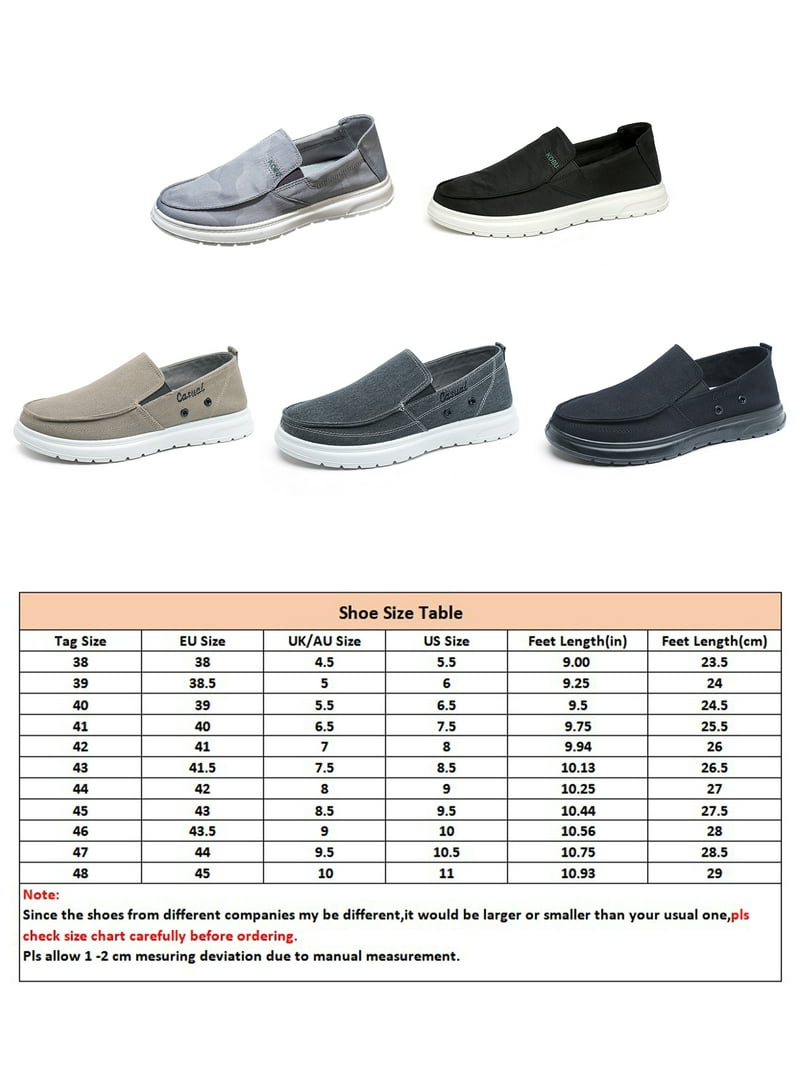 Rotosw Men Shoes Low Top Loafers Canvas Flats Comfortable  display picture 1