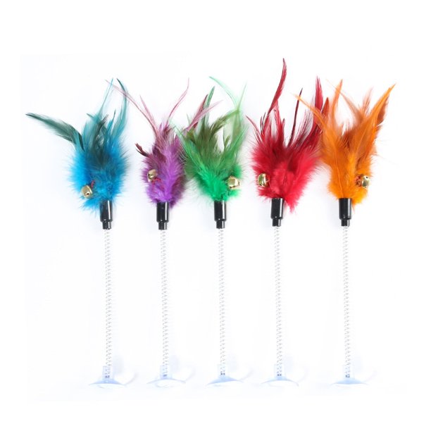 Palo de juguete para gatos de dibujos animados, varilla de plumas, ratón de juguete con Mini campana, atrapasueños, juguete interactivo para gatos, gatito, игрушки для кошек Tan Jianjun unisex
