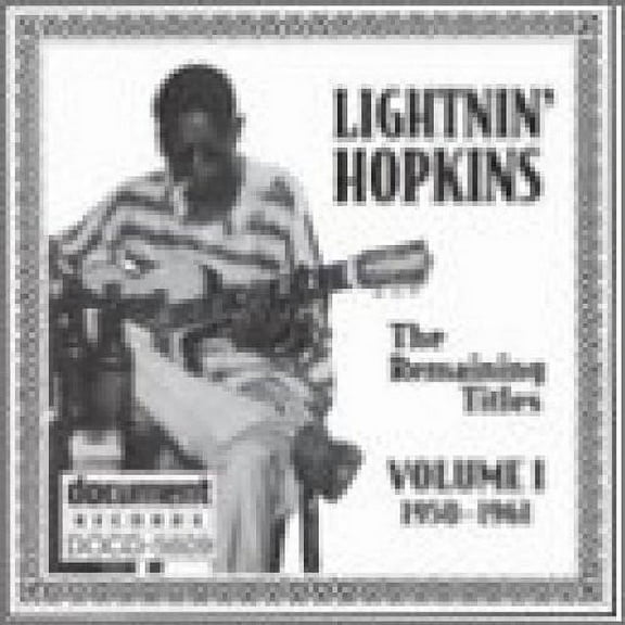 Lightnin' Hopkins - Remaining Titles Vol. 1 (1950-1961) - Music & Performance - CD
