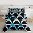 thumbnail image 2 of Homewish Animal Shark Full Size Comforter Sets 3-Piece for Teens Boys Girls,Ocean Wildlife Bedding Comforter Set,Kawaii Marine Sealife Lightweight Bedding Sets,Breathable Home Decor, 2 of 8