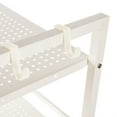 thumbnail image 6 of Zimtown 4-Tier Kitchen Cart, Wire Mesh Rolling Cart Serving Utility Shelf Organization, White, 6 of 7