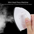 thumbnail image 3 of OULII 110v Mini Machine Iron For Diy Projects Ac Quick Preheat For Shirts Patches And Crafts Safe Heating Element, 3 of 8