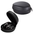 thumbnail image 1 of Étui de Voyage Rigide pour Écouteurs Pliables Rechargeables Sans Fil - Sac de Rangement Universel en EVA Rigide avec Fermeture Éclair pour Écouteurs de Studio à Emporter - Noir, 1 of 5