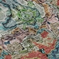 thumbnail image 2 of Dalyn Rugs Premium Machine Washable Mayfield AMF829 Blue 2'3" x 7'6" Runner Rug, 2 of 6